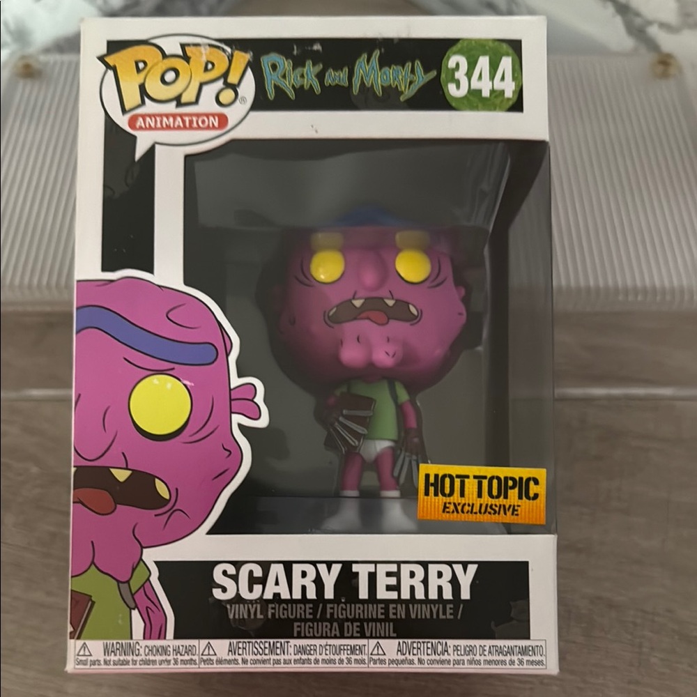 Funko Pop! Scary Terry Vinyl Figure - Purple and Yellow